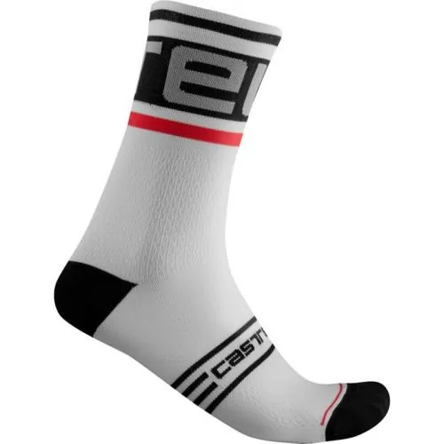 Castelli Prologo 15 Sock - Black/White