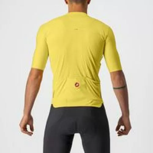 Castelli Prologo 7 Jersey - Passion Fruit/Ivory-Avocado Green