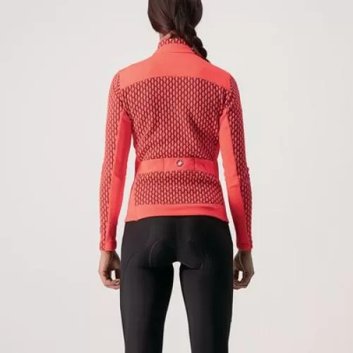 Castelli Sfida 2 Jersey FZ - Brilliant Pink/Bordeaux