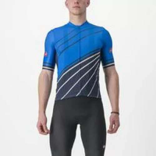 Castelli Speed Strada Jersey - Drive Blue/Belgian Blue