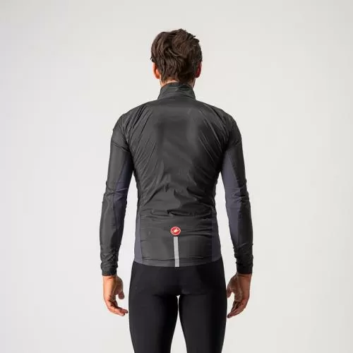 Castelli Squadra Stretch Jacket - Light Black/Dark Gray