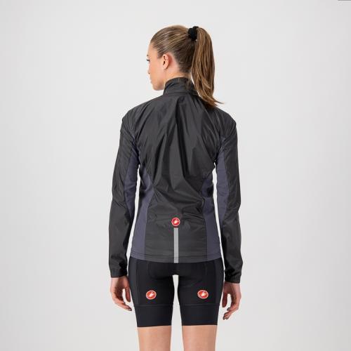 Preview: Castelli Squadra Stretch W Jacket - Light Black/Dark Gray