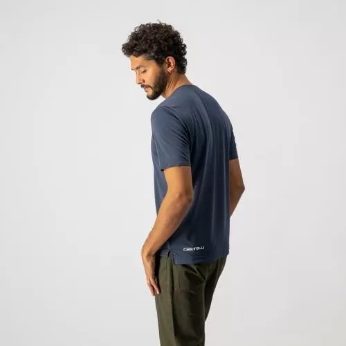 Castelli Tech Tee - Dark Infinity Blue