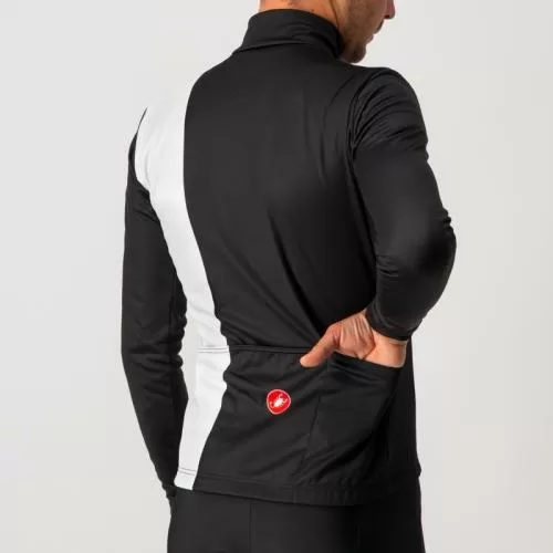 Castelli Traguardo Jersey FZ - Light Black/White