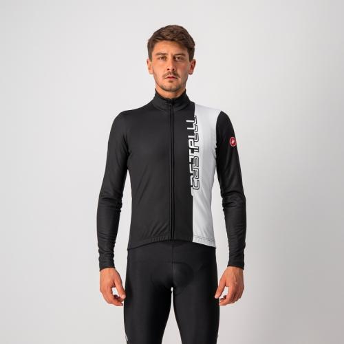 Preview: Castelli Traguardo Jersey FZ - Light Black/White