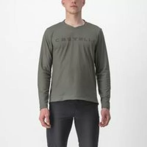 Castelli Trail Tech Longsleeve Tee 2 - Forest Gray