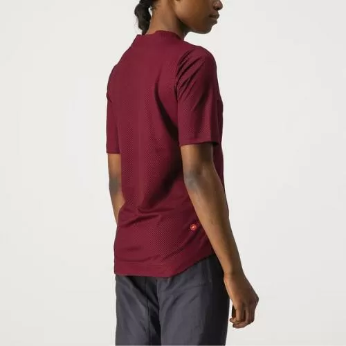 Castelli Trail Tech W Tee - Barbaresco Red