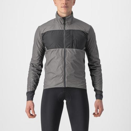 Preview: Castelli Unlimited Puffy Jacket - Nickel Gray/Dark Gray