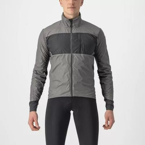 Castelli Unlimited Puffy Jacket - Nickel Gray/Dark Gray