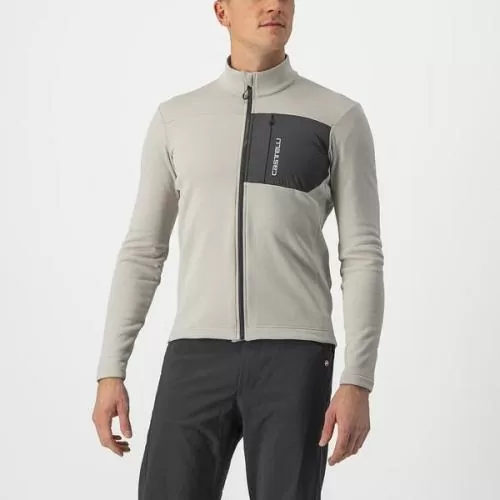 Castelli Unlimited Trail Jersey - Travertine Gray/Dark Gray