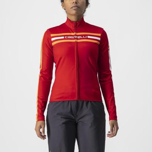 Preview: Castelli Unlimited W Thermal Jersey - Dark Red