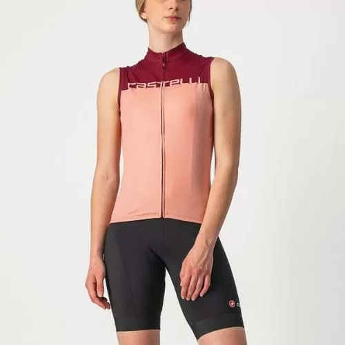 Castelli Velocissima Sleeveless - Blush/Bordeaux