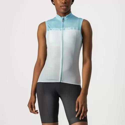 Castelli Velocissima Sleeveless - Light Acqua/Skylight