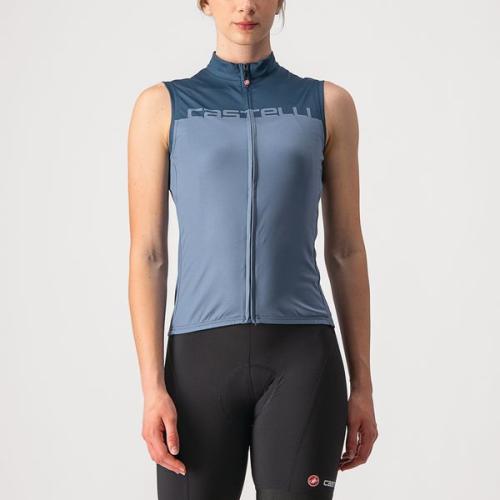 Preview: Castelli Velocissima Sleeveless - Light Steel Blue/Moonlite Ocean