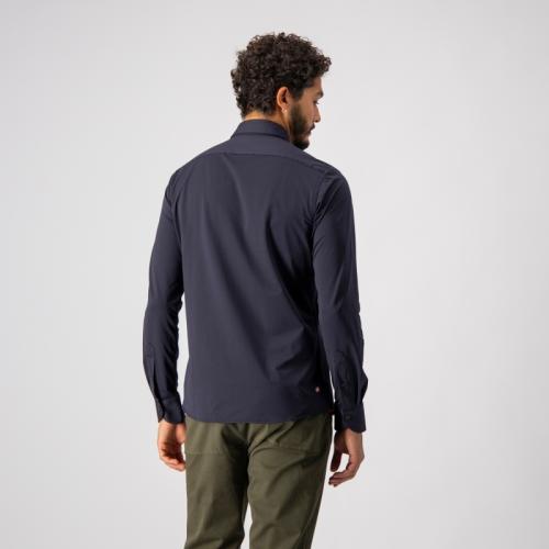 Preview: Castelli VG Button Shirt - Dark Infinity Blue