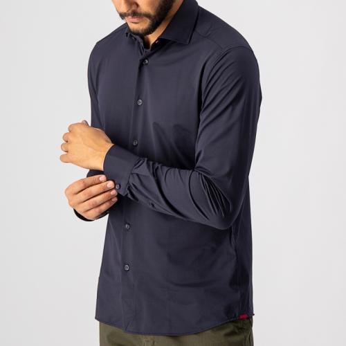 Preview: Castelli VG Button Shirt - Dark Infinity Blue