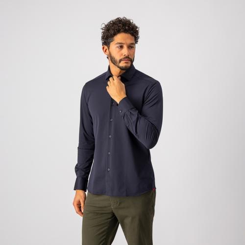Preview: Castelli VG Button Shirt - Dark Infinity Blue