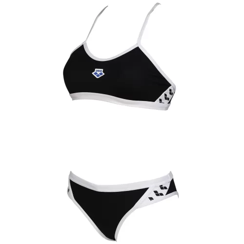 Arena Damen Arena Icons Bikini Cross Back Solid SCHWARZ
