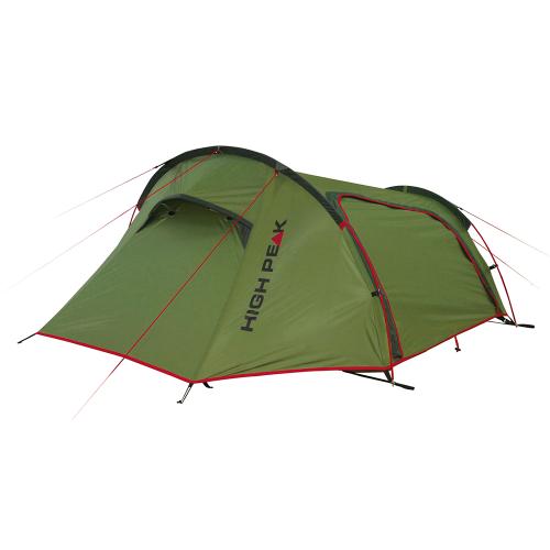 Preview: High Peak Tunnel-Zelt Sparrow LW - grün rot