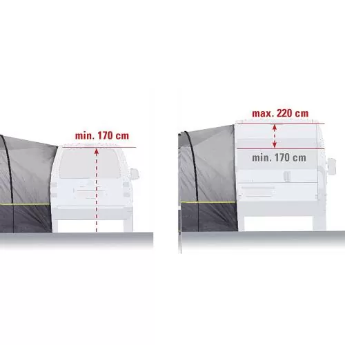 High Peak Bus-Zelt Avio 2.0 - grau