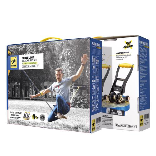 Preview: Gibbon Slackline Flow Line Treewear Set - blue