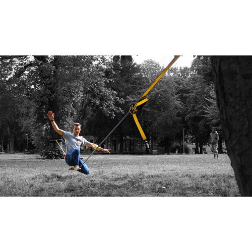 Gibbon Slackline Flow Line Treewear Set - blue