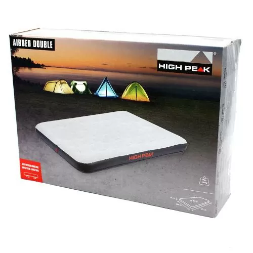 High Peak Luftbett Double 197x138x20cm - grau