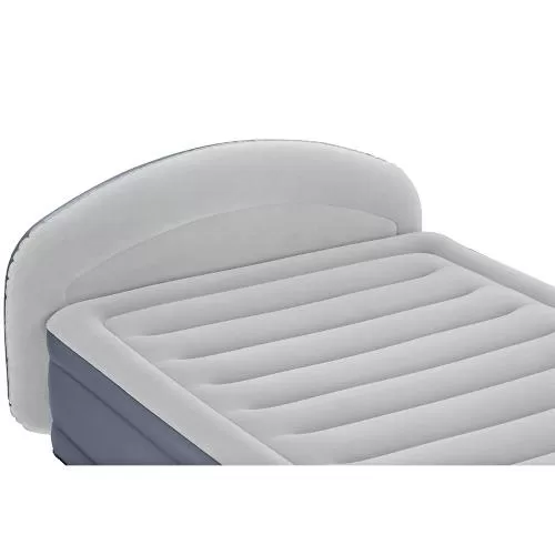 Bestway Doppelluftbett mit LoungeLux Kop fteil und integrierter Elektropumpe - blau