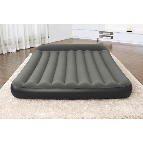 Bestway TriTech Queensize-Luftbett mit i ntegrierter Elektropumpe 203x152x30 cm - schwarz