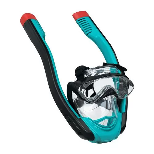Bestway Flowtech Komplett-Tauchmaske, Gr össe: L/XL - blau schwarz