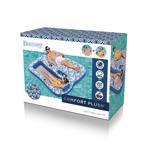 Preview: Bestway Bestway® Comfort Plush™ 2-Person Double - blue white