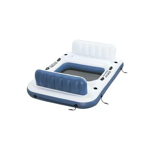 Bestway Hydro Force Bloc Party 8-Person Modular Inflatable Island - white blue