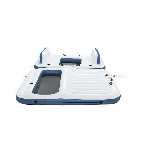 Bestway Hydro Force Bloc Party 8-Person Modular Inflatable Island - white blue