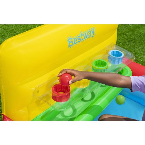 Bestway Bällebad Sort 'n Play mit 15 Spi elbällen 104 x 94 x 61 cm - blau rot