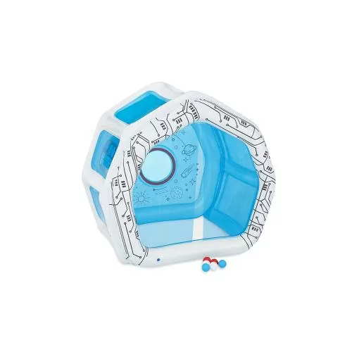 Bestway Spielhaus Space Station Explorat ion 125 x 105 x 117 cm - blau weiss
