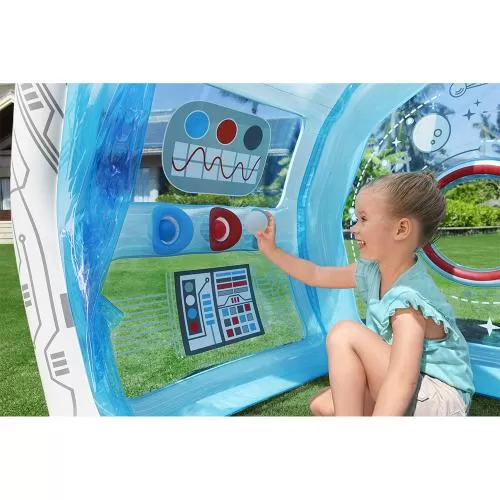 Bestway Space Station Exploration Kids I nflatable Playhouse 125 x 105 x 117 cm - blue white
