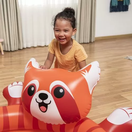Bestway Playful Red Panda Inflatable Bal l Pit with 50 Play Balls