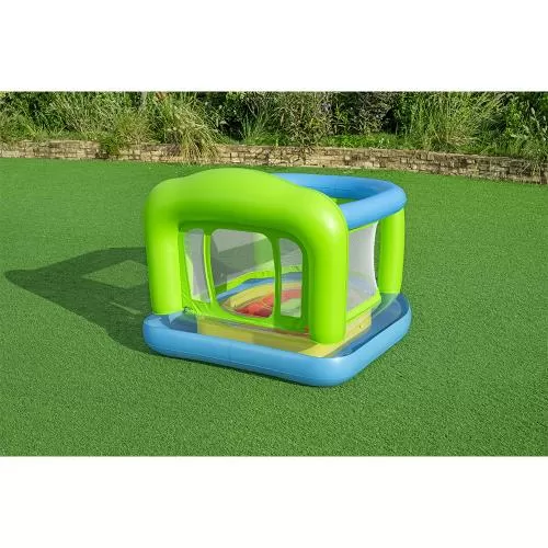Bestway Jump-O-Rama aufblasbare Hüpfburg 170 cm x 158 cm x 127 cm - blau grün