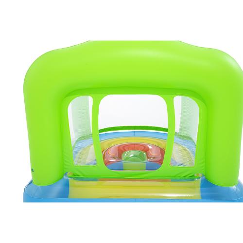 Bestway Jump-O-Rama aufblasbare Hüpfburg 170 cm x 158 cm x 127 cm - blau grün