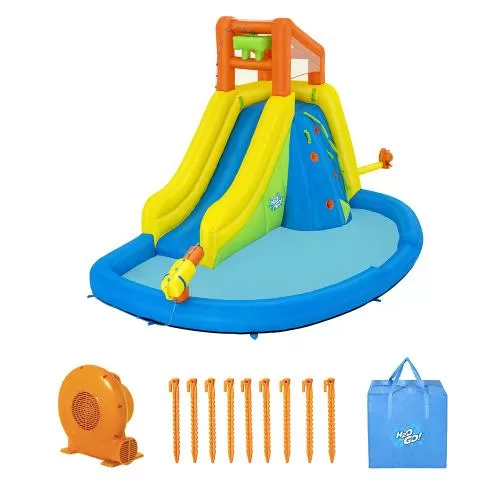 Bestway H2OGO! Mount Splashblast Kids Inflatable Mega Water Park 435 x 286 x 267 cm - multicolored