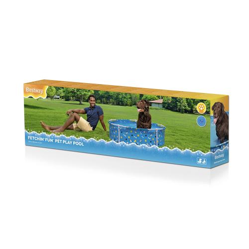 Preview: Bestway Fetchin' Fun Pet Play Pool 122 x 30,5 cm - blue