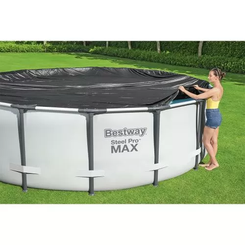 Bestway Flowclear Pool Cover 3.05 m - black