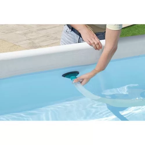 Bestway AquaClean Deluxe Pool Maintenanc e Kit with Vacuum and Skimmer - multicolored