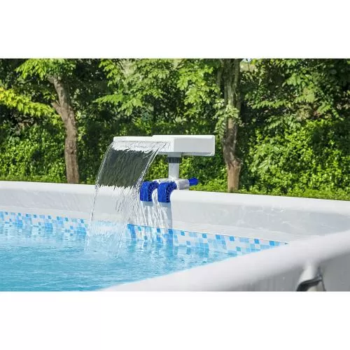 Bestway Soothing LED Pool Waterfall round - white blue