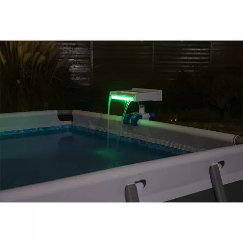 Bestway Soothing LED Pool Waterfall round - white blue