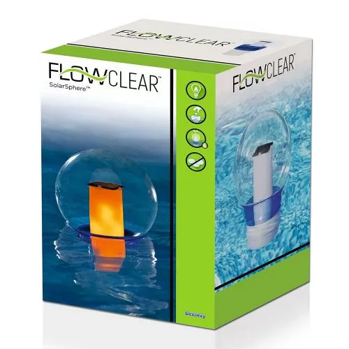 Bestway LED-Dosierschwimmer Solarsphere - blau weiss