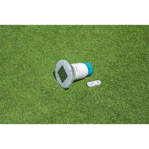 Preview: Bestway SolarGlow LED-Chemikaliendosiere r mit 4-Farben-Licht - weiss