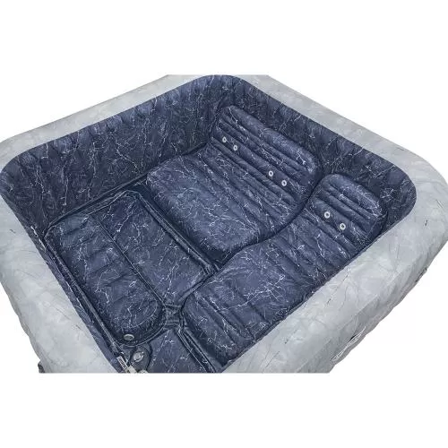 Bestway LAY-Z-SPA Energiespar-Whirlpool San Fran cisco HydroJet Pro, mit App-Steuerung - grau