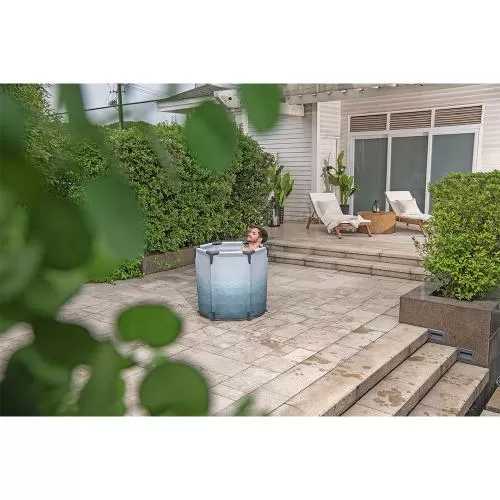 Bestway Lay-Z-Spa® Glacial Dip Cold Plunge Recov ery Ice Bath Pod 1-Person - blue
