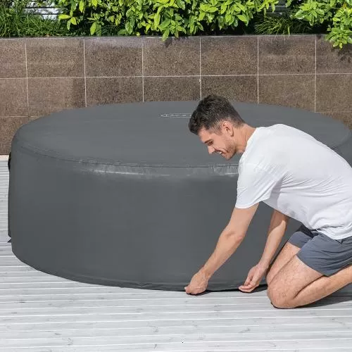 Bestway Lay-Z-Spa EnergySense Thermal Round Spa Cover 1.80 m x 66 cm - grey